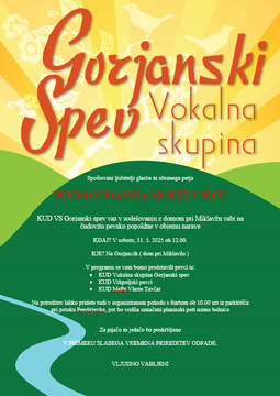 VS Gorjanski spev - Gorjanci 2025